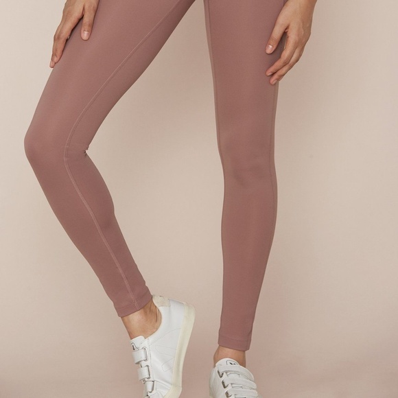 Girlfriend Leggings 7/8 Sz S EUC in dusty Rose Quartz - Picture 4 of 11